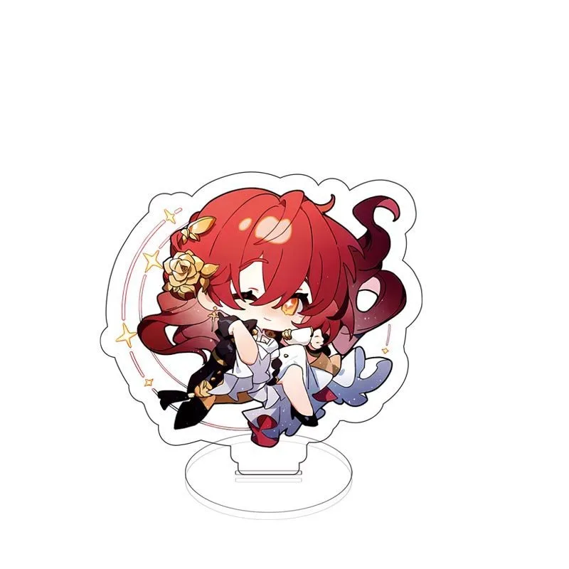 Acryl Schlüsselanhänger Jingliu HuoHuo Guinaifen Topas Figur Standplatte Spiel Schlüsselanhänger Cosplay Prop Zubehör Handgefertigter Schmuck 6CM – Detail 2