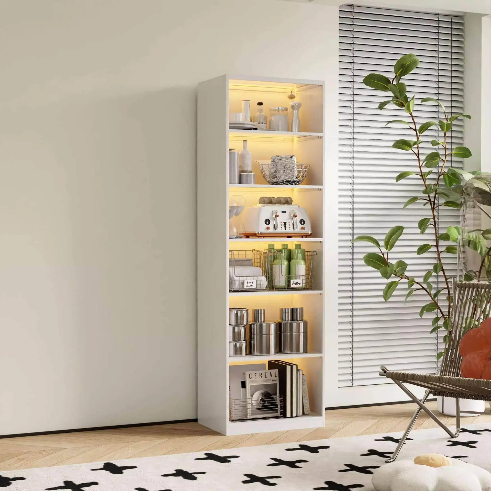 libreria-in-acciaio-scaffale-angolare-multilivello-in-ferro-battuto-per-soggiorno-organizzatore-domestico-strumento-per-l'organizzazione-della-casa-e-la-cura-personale