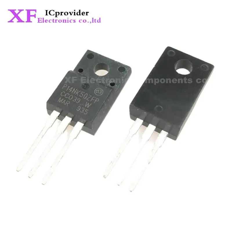 10pcs/lot STP14NK50ZFP P14NK50 500V TO220F P14NK50ZFP MOSFET N-CH 500V 14A TO-220FP best quality.