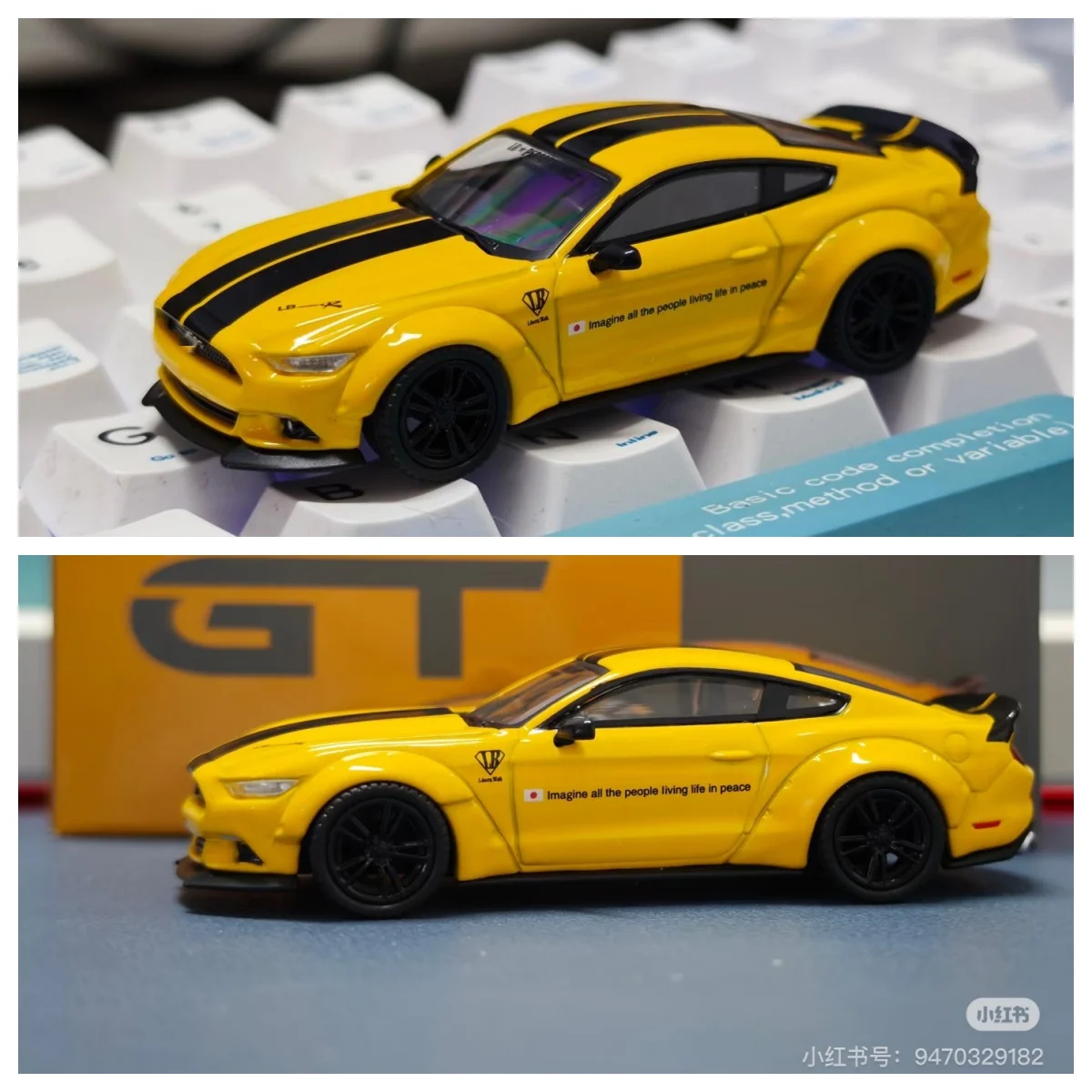 Minigt 1:64 #1077 LBWK Mustang JDM Diecast Model Car Collection Limited Edition Alloy