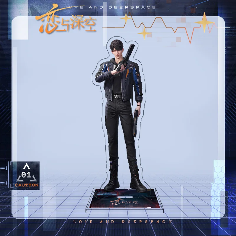 Popular Mobile GamesLove and Deep Space Acrylic Stand Zayne Figure Display Li Shen Rafayel Xavier Game Collection Desk Decor