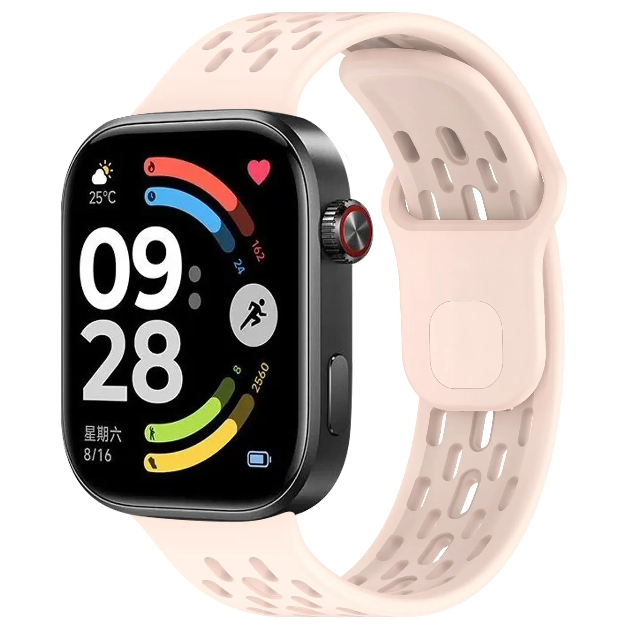 Silikonarmband für Redmi Watch 6 Active 6 Lite 6 5 4 Sportliches Komfortables Armband für Xiaomi Mi Band 10 Pro 9 Pro 8 Pro – Detail 25