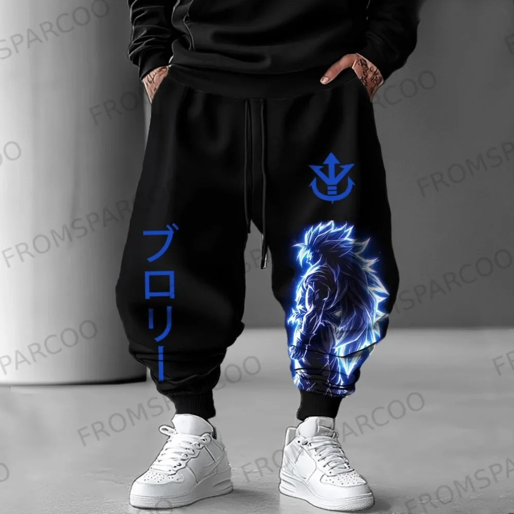 Dragon Ball Z Pants SPARCOO Anime Cotton Loose Fit Men Women Autumn Winter Jogger Harajuku Streetwear Gym Oversized​ Men's Y2k