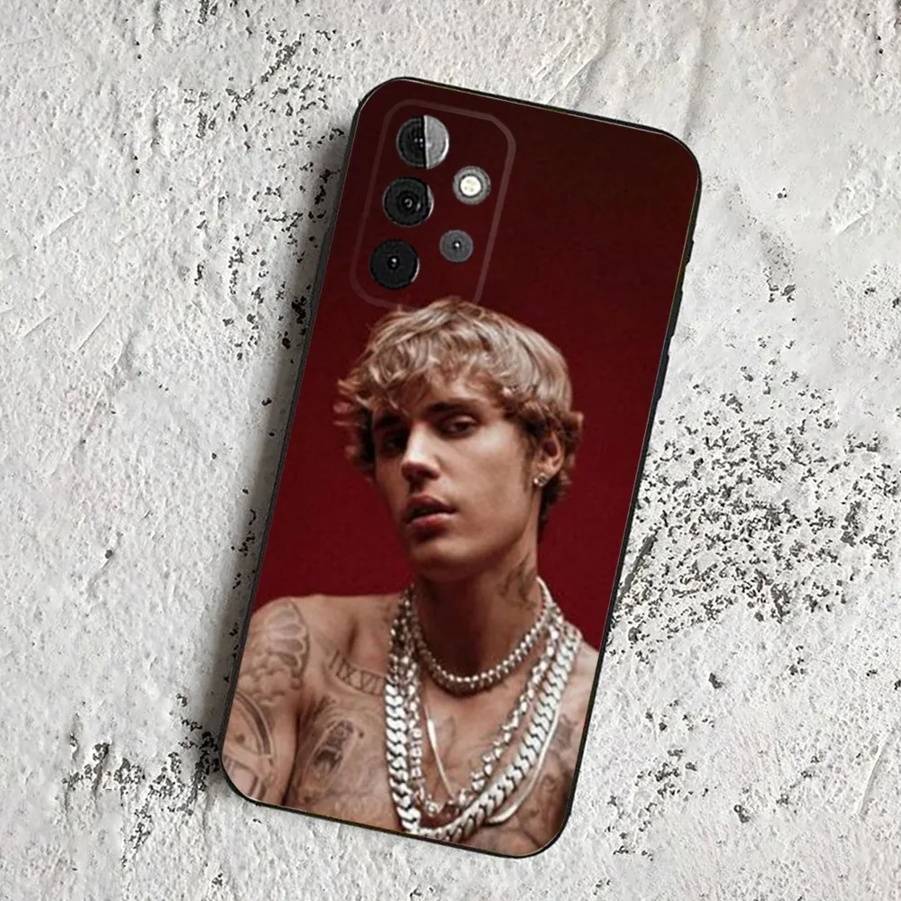 Fashion J-Justin Bieber  Phone Case For Samsung Galaxy A13,A21s,A22,A31,A32,A52,A53,A71,A80,A91 Soft Black Cover