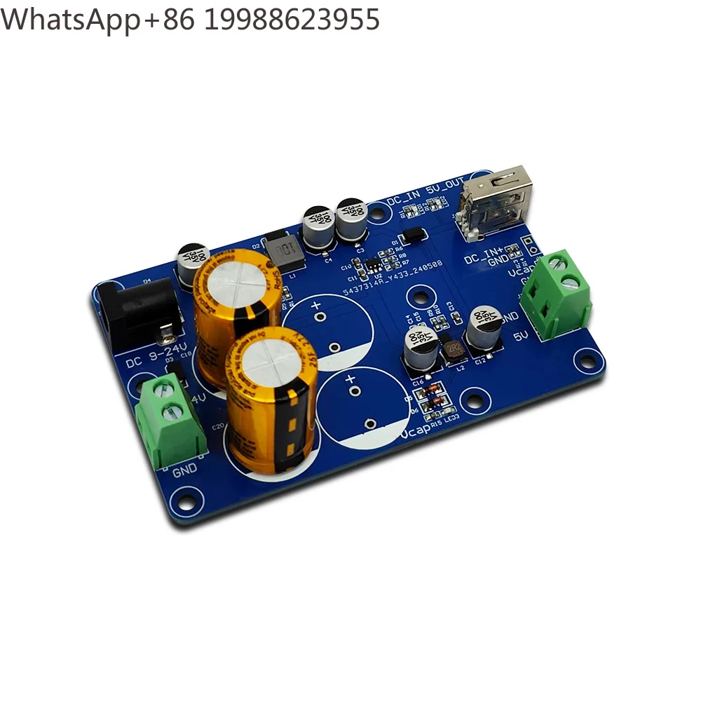 UPS Uninterruptible Power Supply Board DC9-24V Input 5V 3A Output Power-off Preservation UPS Voltage Protection