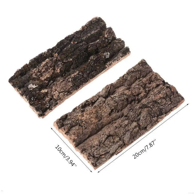 97QD NATRUAL CORK BARK 애완 동물을위한 친환경 코르크 껍질 파충류 서식지 장식