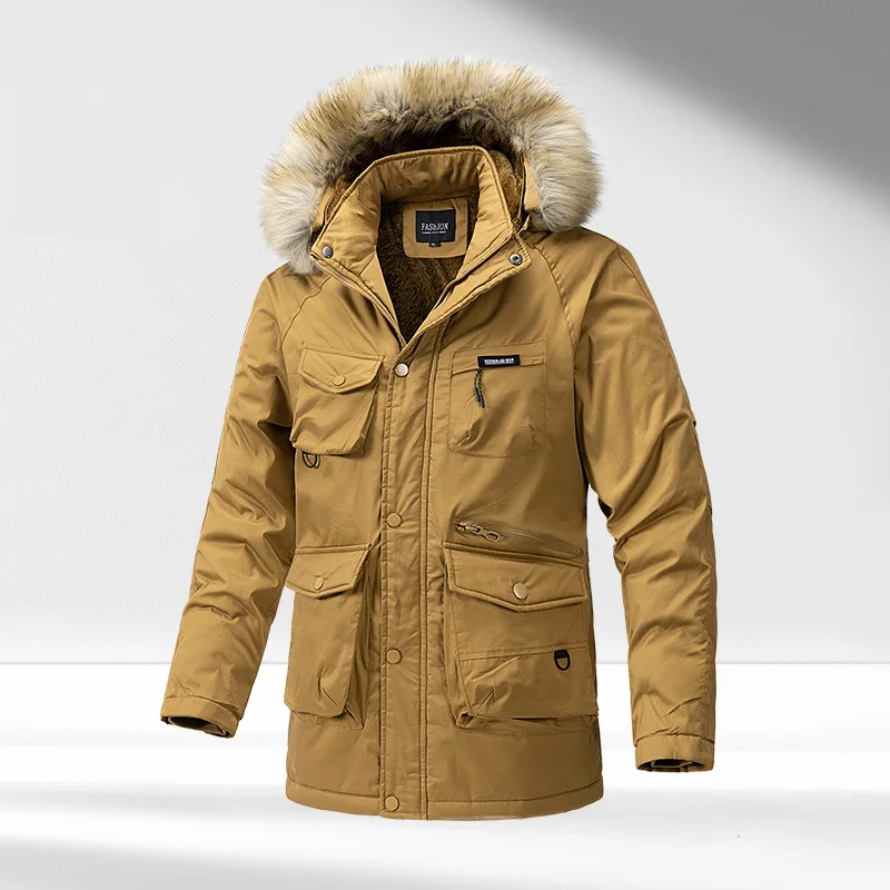 الشتاء أزياء الرياضة الترفيه طويل ريشة في الهواء الطلق سترة مريحة عالية الجودة مريحة يندبروف الدافئة تهمة أسفل سترة #5