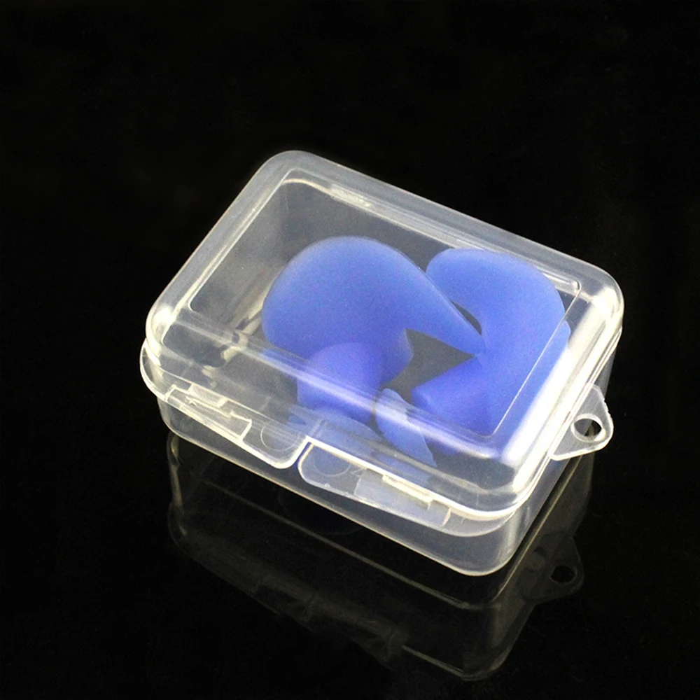 Durable Earplugs Classic Delicate Texture 1 Pair Waterproof Soft Earplugs Silicone Portable Ear Plugs Swimming Accessories