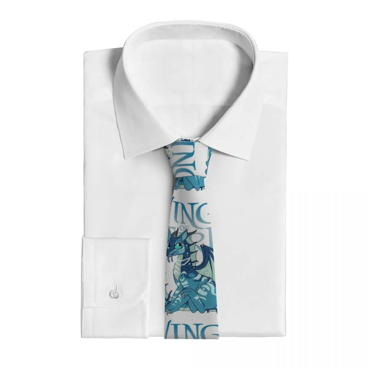 Glory Fantasy Rainwing Wings Of Fire Necktie for Men Silk Polyester Slim Neck Ties Wedding Suits Tie Casual Gravatas