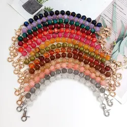 New Resin Colorful Stone Handbag Chain Replaceable Bags Belt Phone Case Hanging Chain DIY Bag Parts Accessories