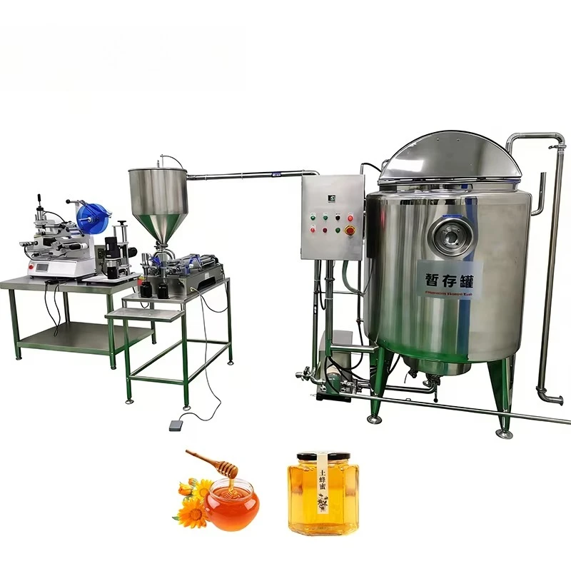 Industrial Honey Processing Machine Stainless Steel Automatic Extraction Production Line Equipment