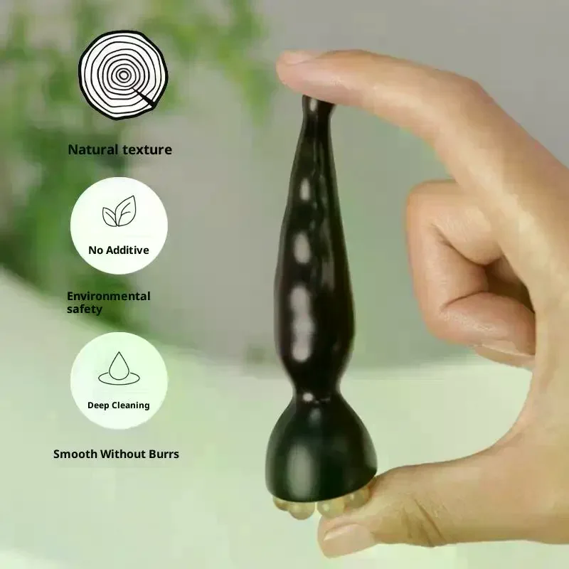 Smooth Face Massage Tool Sandalwood Gua Sha Face Skin Care Massage Sticks Lotus Seedpod Shape Massager Facial Physiotherapy Tool