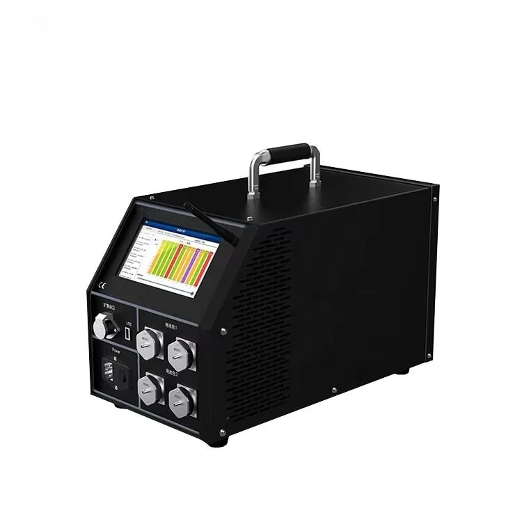 High-Current Lithium Battery Capacity Tester - 5V 600W with LCD, Supports Charge-Discharge Cycle Testing