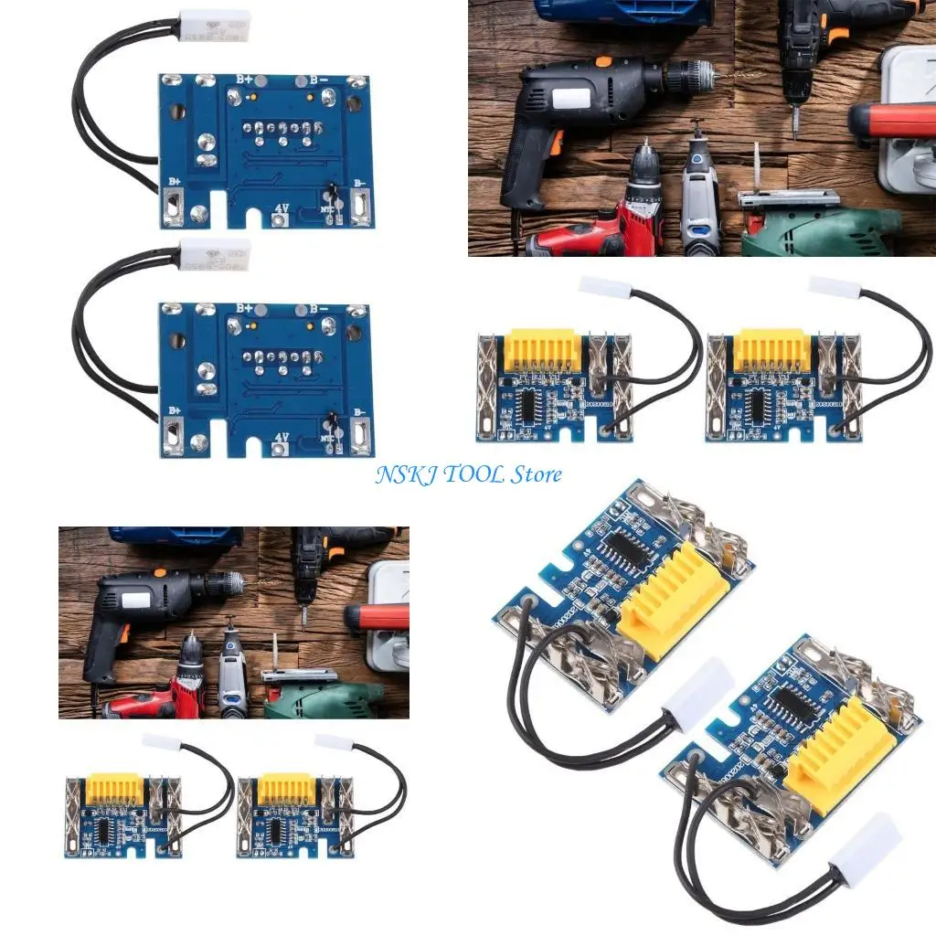 L8RC 14.4V Lithium Battery Protector Guard, Essential Efficient Energy Management Board for Safe Power Tool Functionality 2x