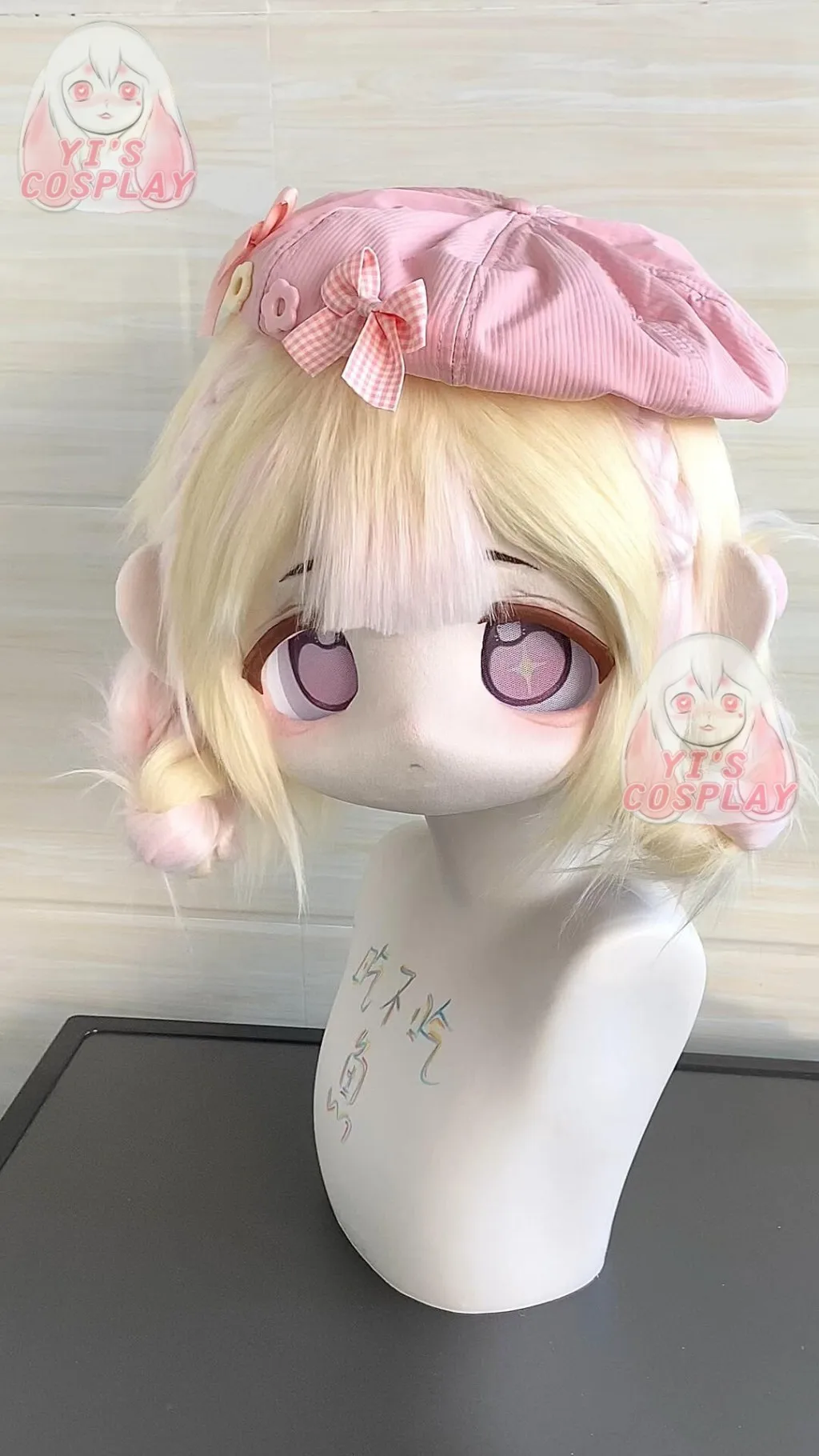 

Yis косплей на заказ пушистая голова кигуруми OC голова косплей Kemono Fursuit гарнитуры ручной работы Beast индивидуальный меховой костюм Kemono голова