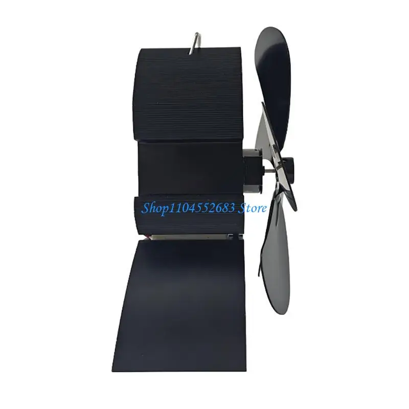 Y6GD مواقد ذاتية التشغيل ذات 5 شفرات، كفاءة المروحة، سهلة الاستخدام لتدوير الحرارة على النحو الأمثل، تعزيز تدفئة موقد الخشب