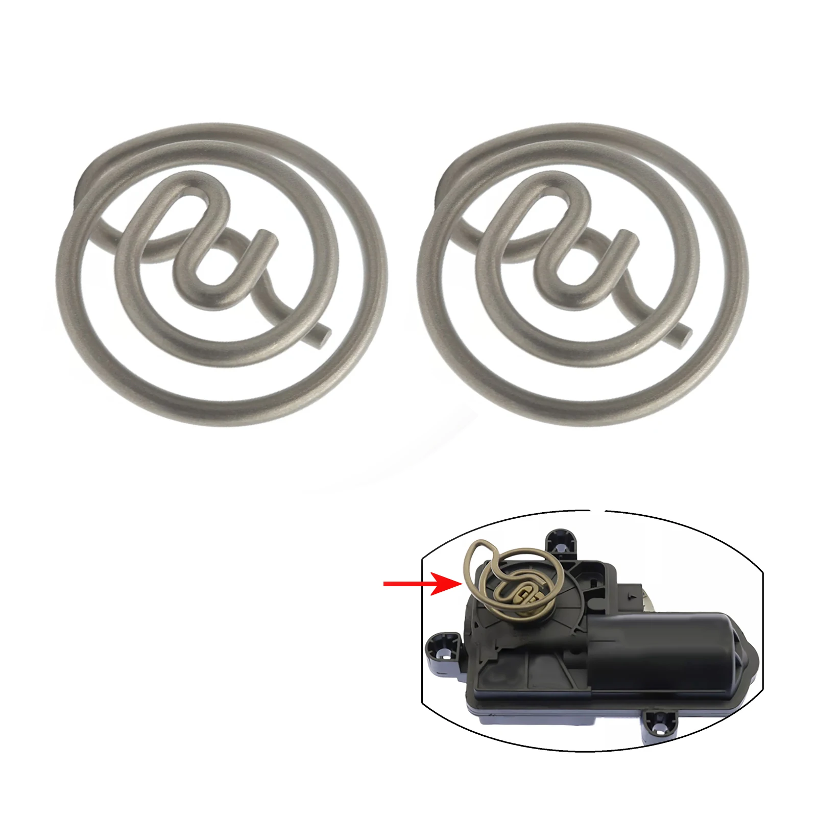 2Pcs Electronic Valve Flap Servomotor Spring 95813324602 For Macan 2015-2022 Accesorios Para Vehículos 2024 Hot Sale Brand New