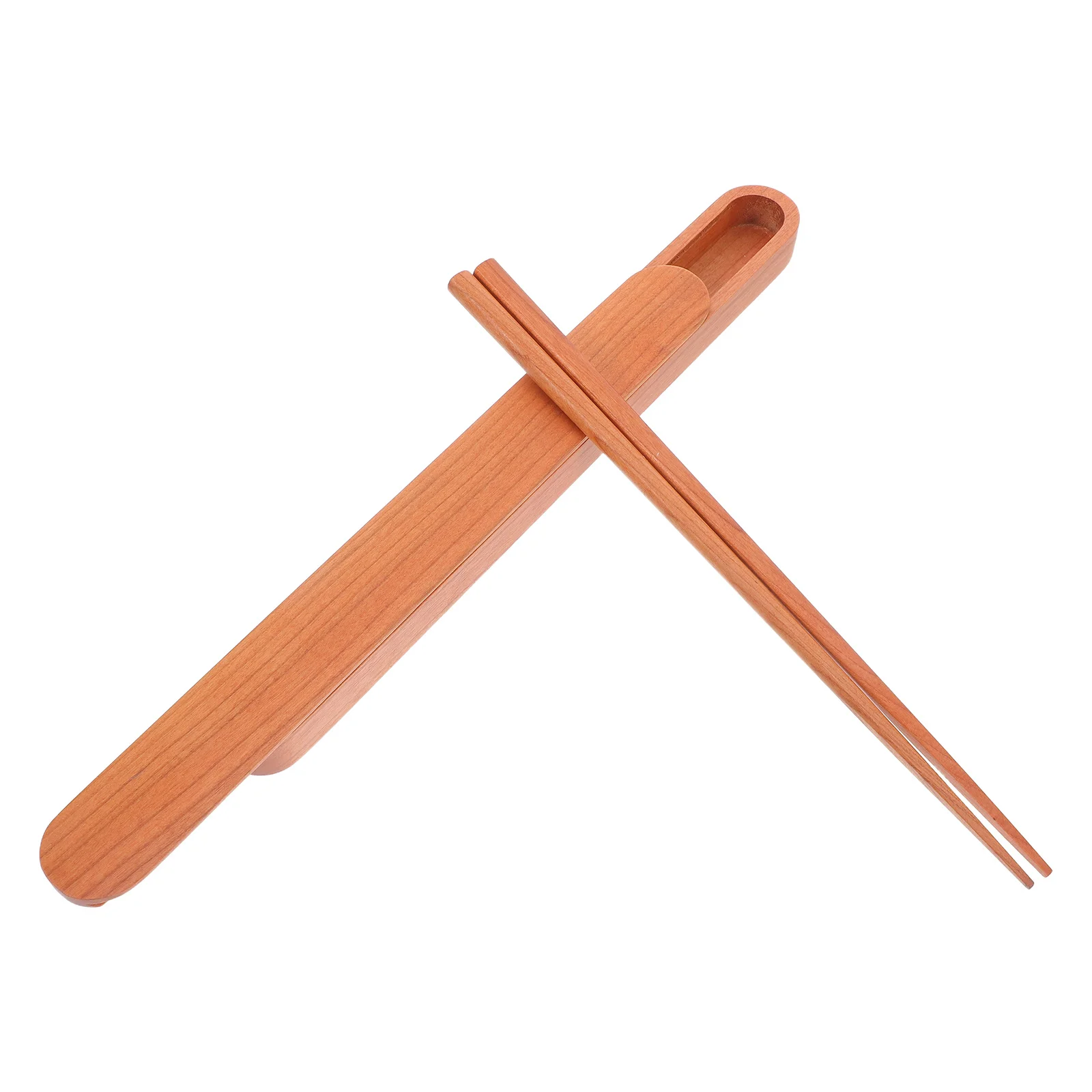 

1Pair Reusable Wooden Chopsticks Natural Portable Travel Set Japanese Style Dining Utensils for Camping Picnic Office Sushi