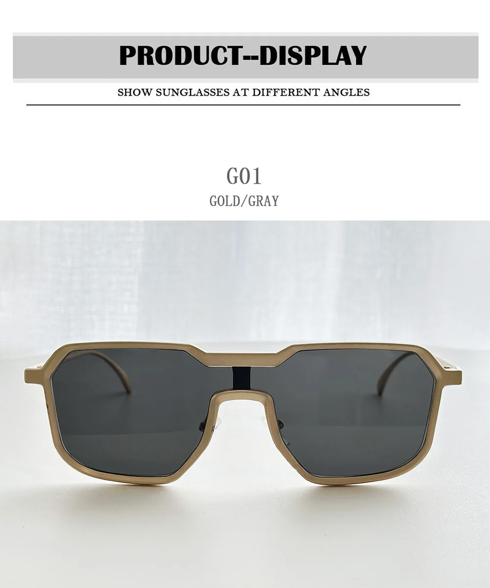 Steampunk Sonnenbrille Männer Ein Stück Vintage Sonnenbrille Frauen Neue Luxus Mode Gläser Gafas De Sol Hombre Zonnebril Dropshipping – Detail 15