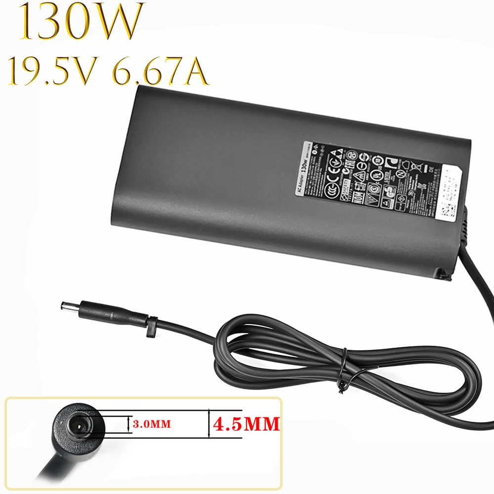 NEW 19.5V 6.67A 130W 4.5*3.0 AC Laptop Adapter Charger For DELL XPS 15 9530 9550 9560 Precision 15 5520 5530 M5510 M5520 M3800