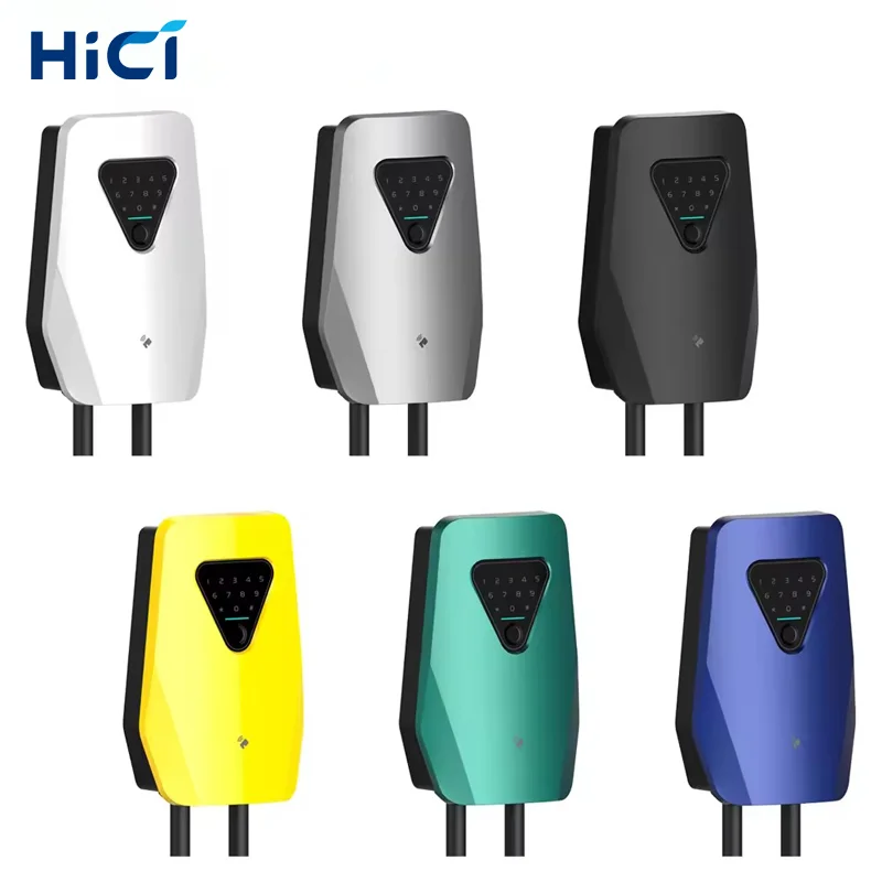 

HICI-Evse Wallbox 32A EV Charging Station 7KW 11KW 22KW 16A 1 Phase 3 Phase Wall-mounted Electric Car Charger Pile