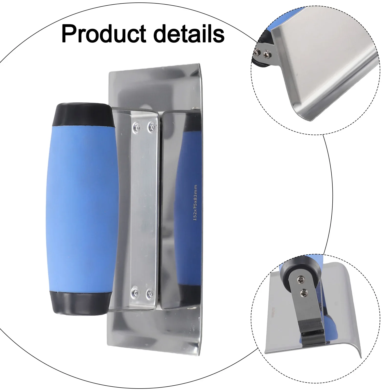 

1pc Plastering Trowel Concrete Trowel Scraping Putty Ash Trowel Wall Repair Putty Trowel Stainless Steel Construction Tool