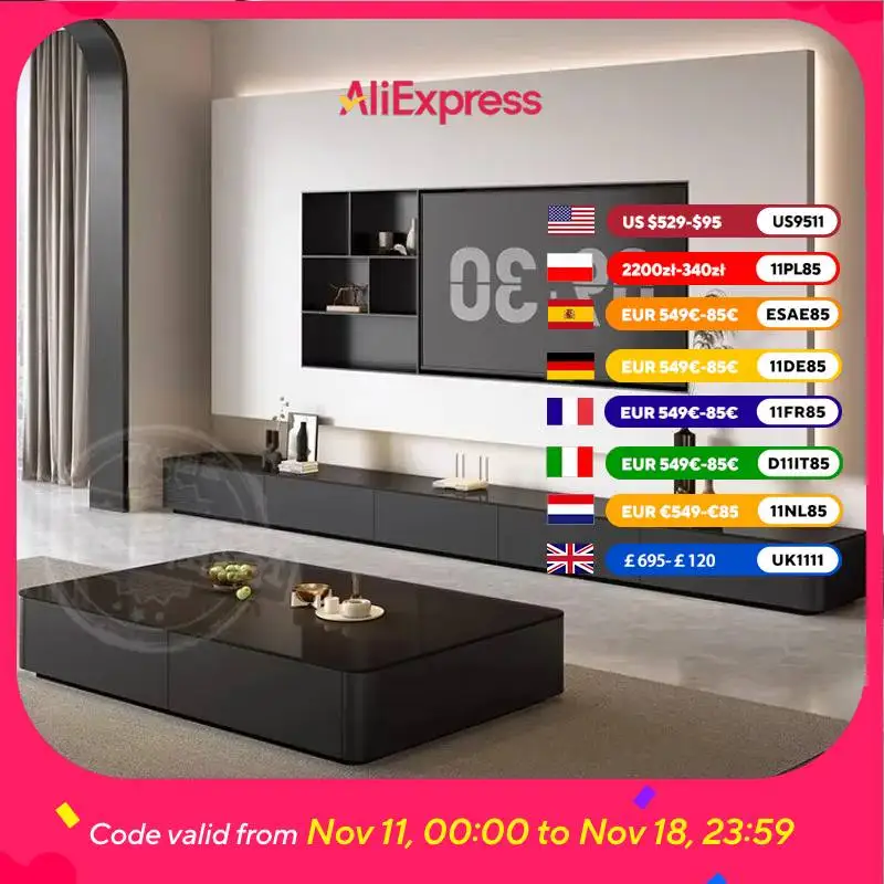 

European Modren Tv Cabinet Decoration Wooden Organizer Apartments Tv Stand Storage Space Saving Fernseherschrank Furniture Home