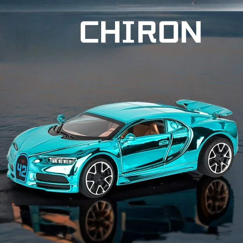 

1:32 CHIRON гальваническое издание, имитация сплава, модель автомобиля, детские игрушки, литая под давлением модель автомобиля из сплава, Коллекционная модель
