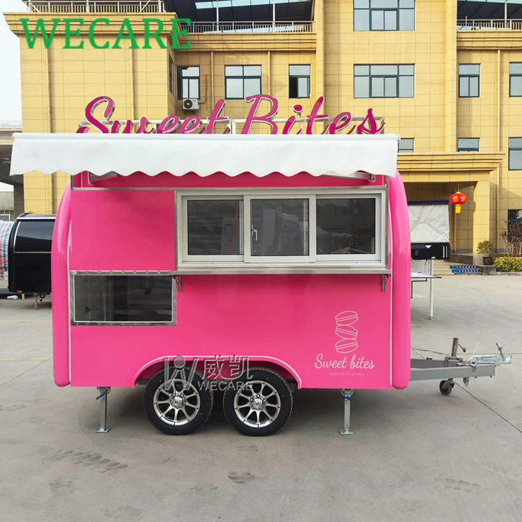 

Wecare 300*210*210 см маленькая тележка для общественного питания для пиццы, грузовик для еды, уличная тележка для закусок