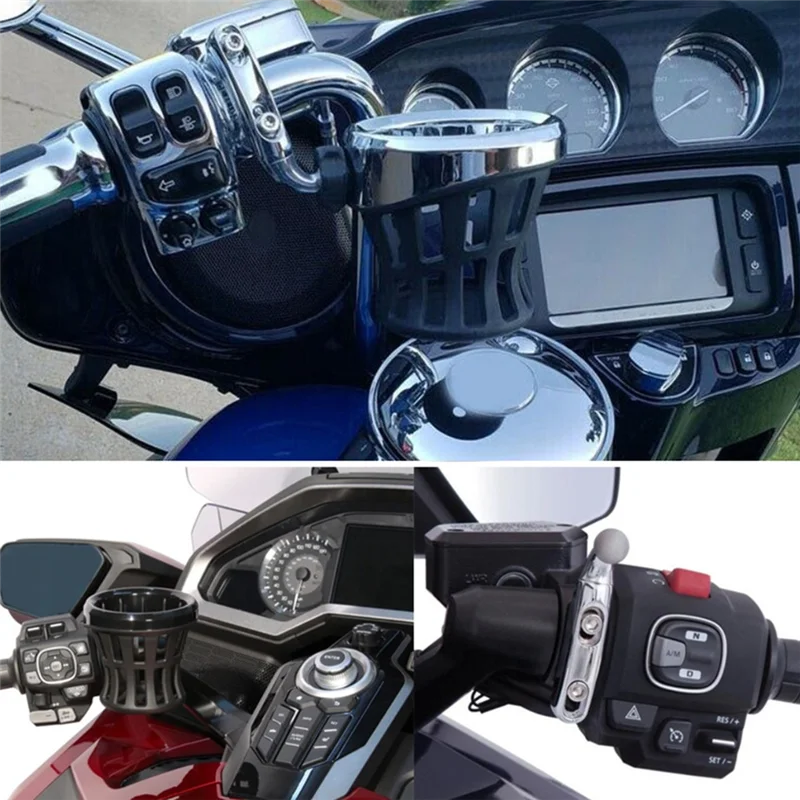 

Sp-Motorcycle Cup Holder Drink Holder Adjustable Water Cup Holder For Honda Goldwing 1800 GL1800 2018-2020