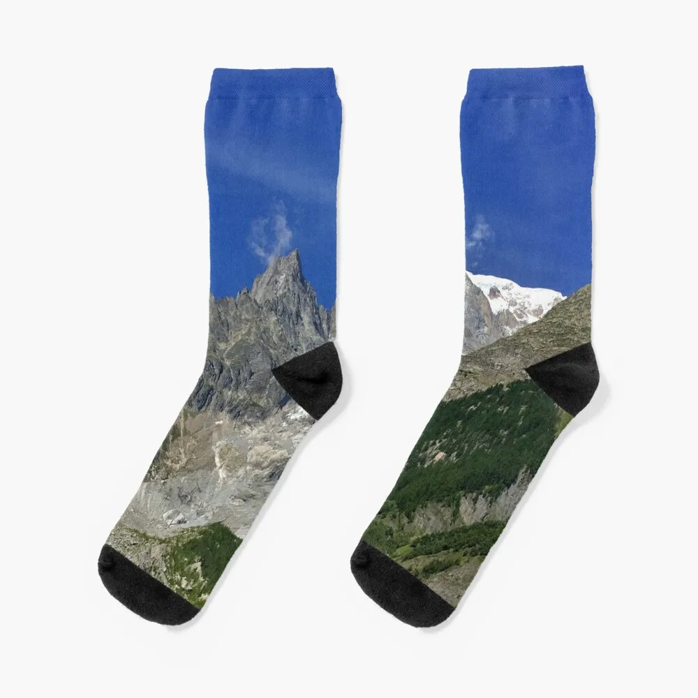 Mont Blanc Socks colored short Men's Socks Luxury Women's