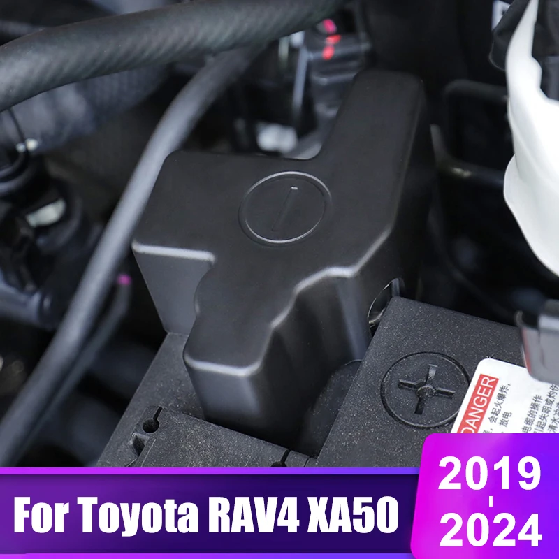 For Toyota RAV4 2019 2020 2021 2022 2023 2024 RAV 4 XA50 XA 50 Hybrid Car Battery Negative Protective Cover Accessories