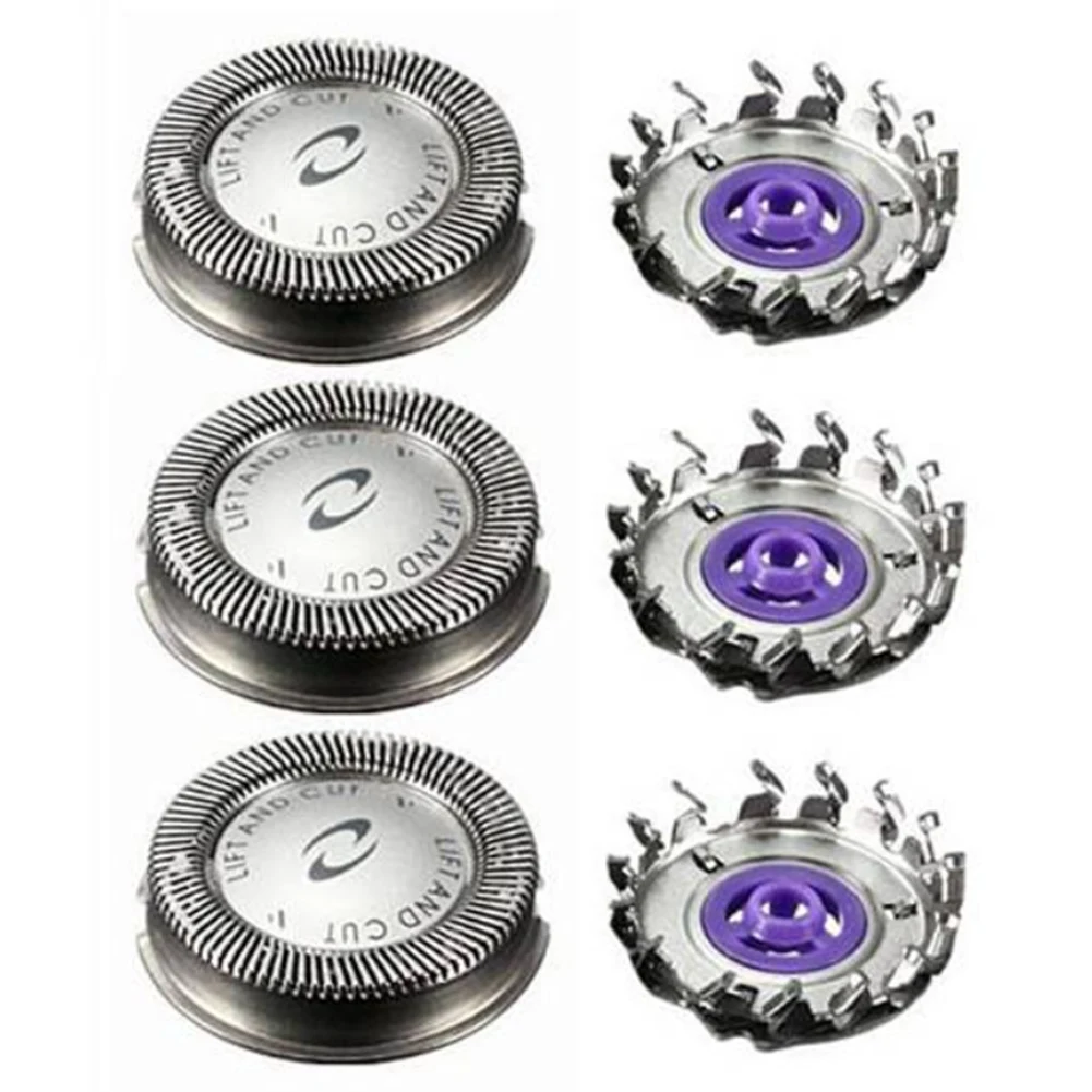 A94E-6Pcs HQ56 교체 헤드 면도날 면도기 HQ3 HQ4 HQ55 HQ56 HQ6900 HQ6868 HQ5812 HQ6874 면도날 남성용