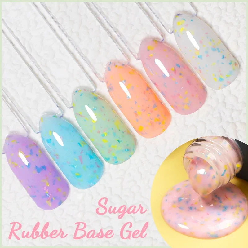 7.5ML GOLD Glitter ฐานยางเจลเล็บ Milky White UV เจลก่อสร้างกึ่งถาวรเคลือบเงา Soak Off UV LED เล็บ Art