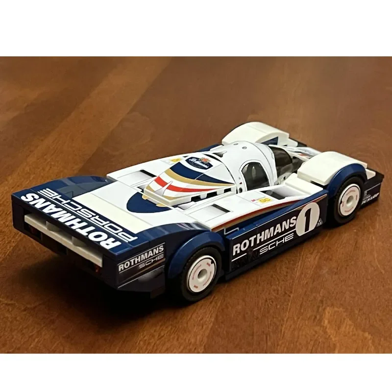 MOC-114466Model Blok Bangunan Mobil Balap Sport Ikonik Era 1990-an 232Bagian, Hadiah Mainan Blok Bangunan untuk Ulang Tahun Anak Laki-laki dan Anak-anak