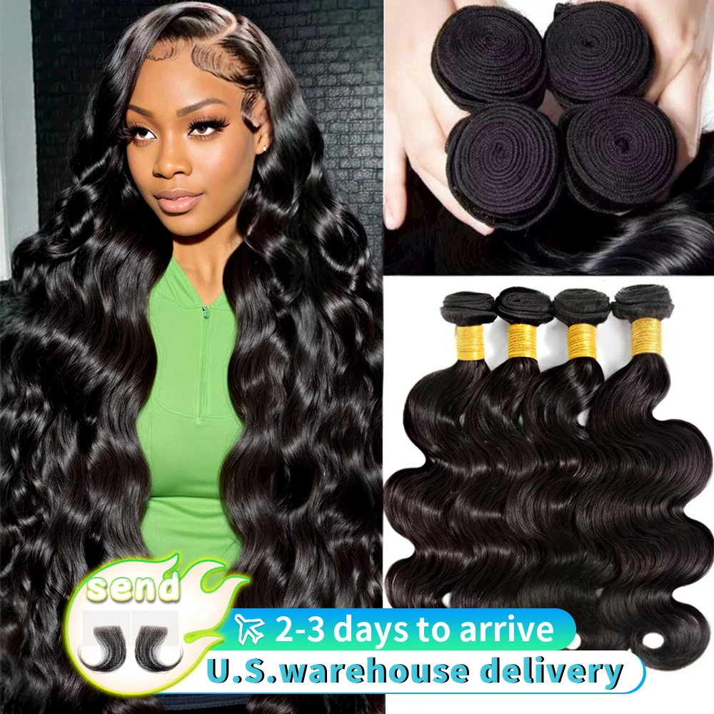 

16A Объемная волна Пучки человеческих волос 100% бразильские необработанные человеческие волосы 2/3/4 Пучки для женщин 16A Толстые пучки человеческих волос для женщин