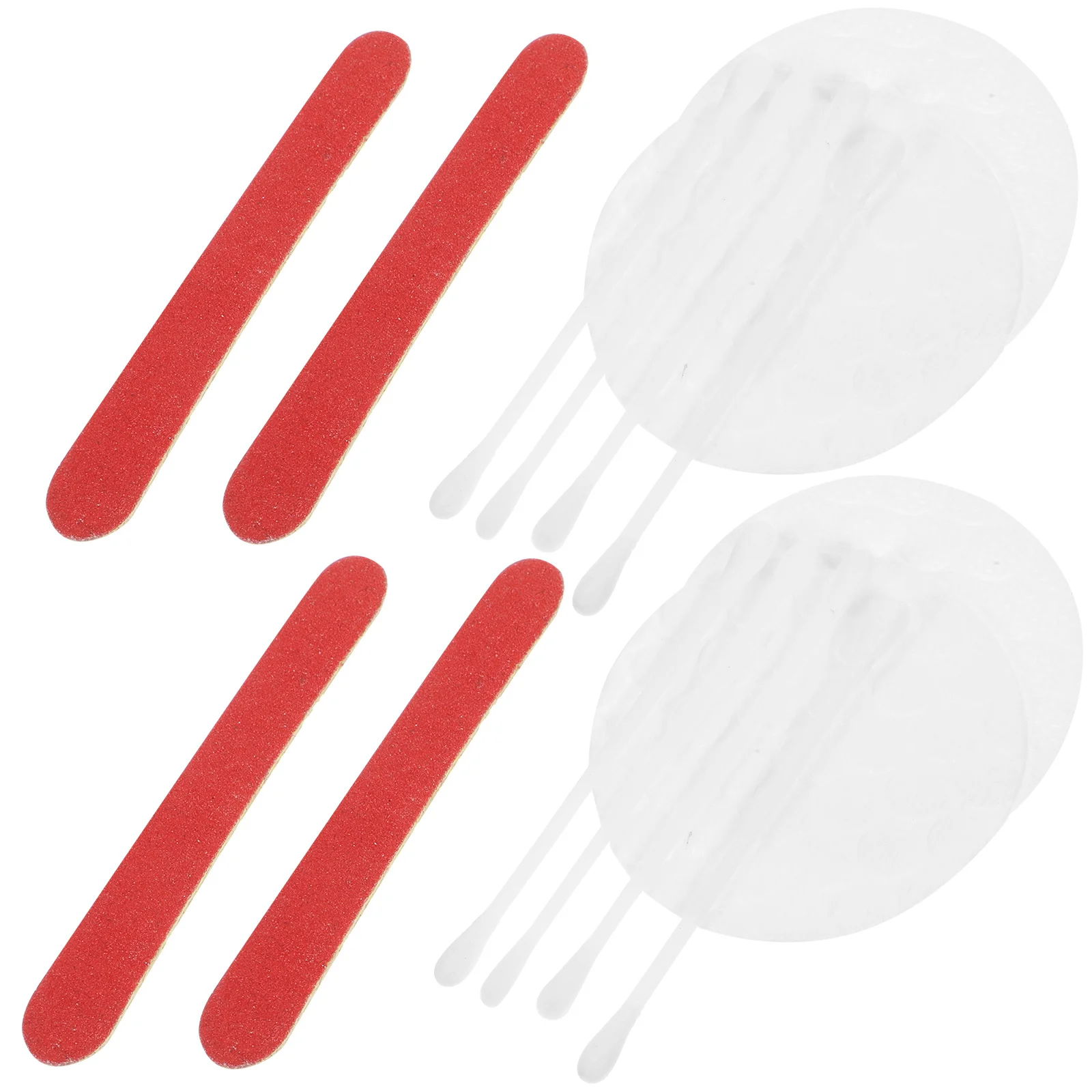 20 كيسًا من مجموعة الفنادق للاستعمال مرة واحدة، وسادات مزيل المكياج من القطن العضوي، وسادات سميكة ومرنة لتنظيف الوجه، مبرد أظافر للأذن