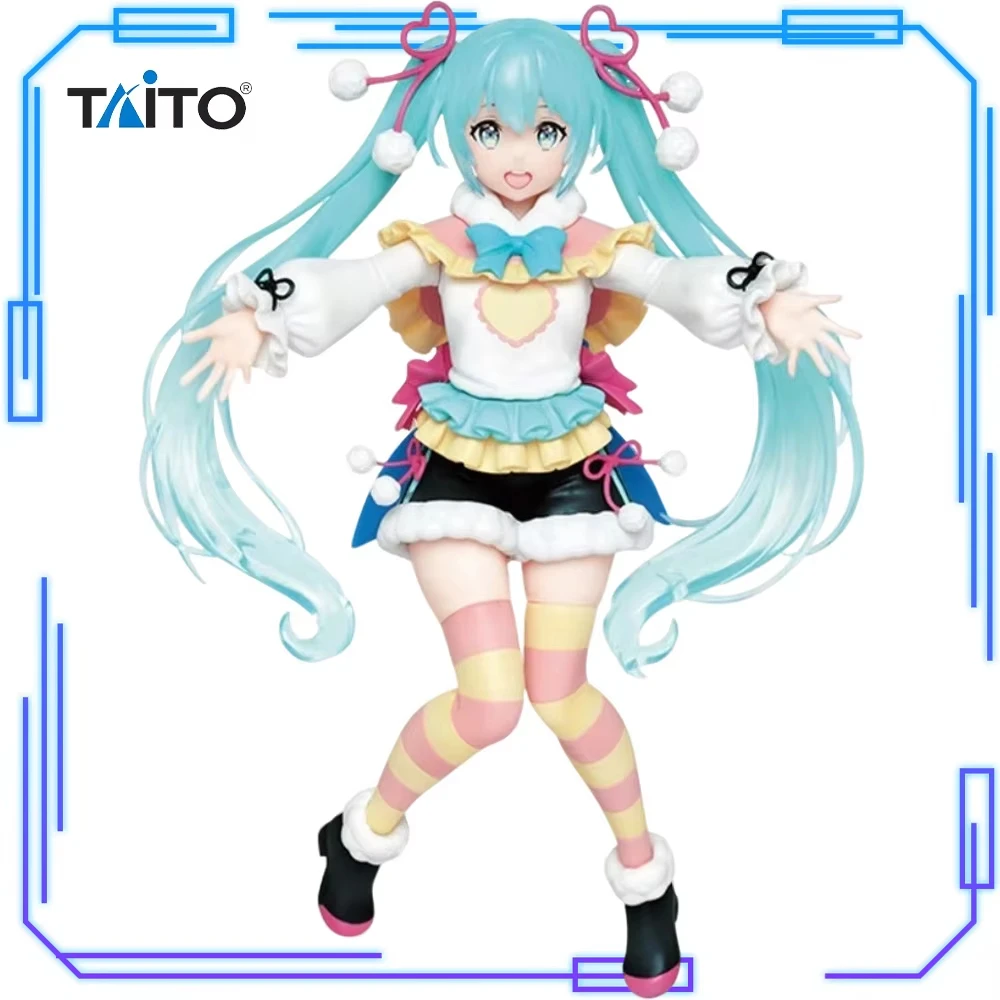 在庫あり-タイトーオリジナル-正規品-ボーカロイド-歌手-初音ミク-冬イメージver-18cmコレクションモデルおもちゃフィギュア誕生日プレゼント