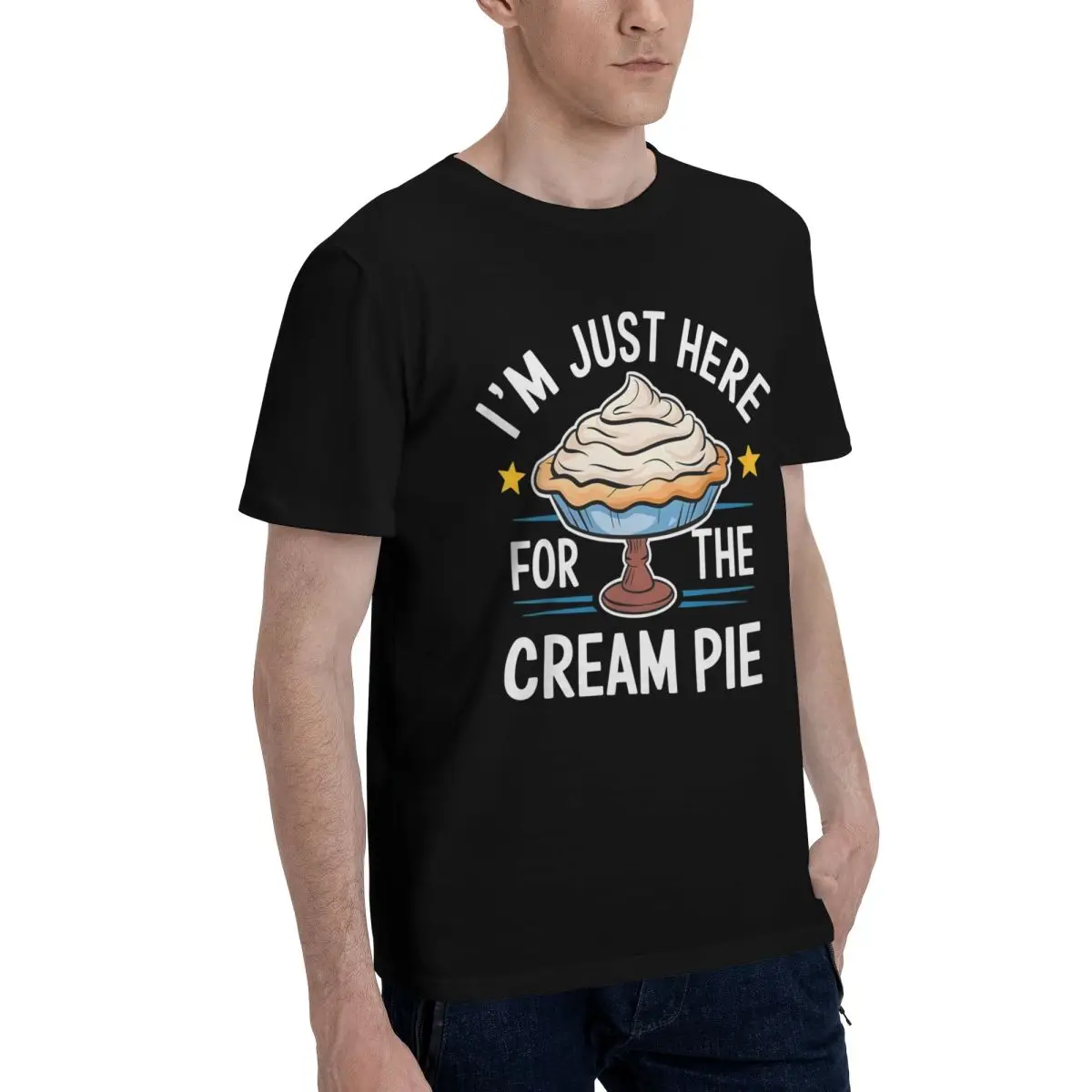 Cream Pie Lover Tee Motion Tshirt Fitness Championship Cute Vintage USA Size