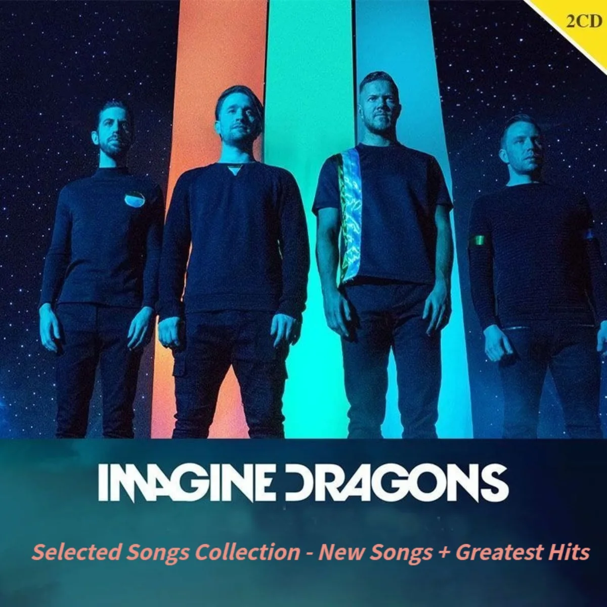 Colección de canciones seleccionadas de Imagine Dragons - Solo CD, audiófilo, ícono, rock alternativo, mejores éxitos, 2CD