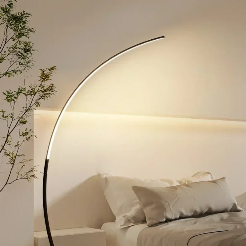 

Floor light living room table light sofa simple Nordic designer minimalist LED creative bedroom bedside lamp ins fishing lamp