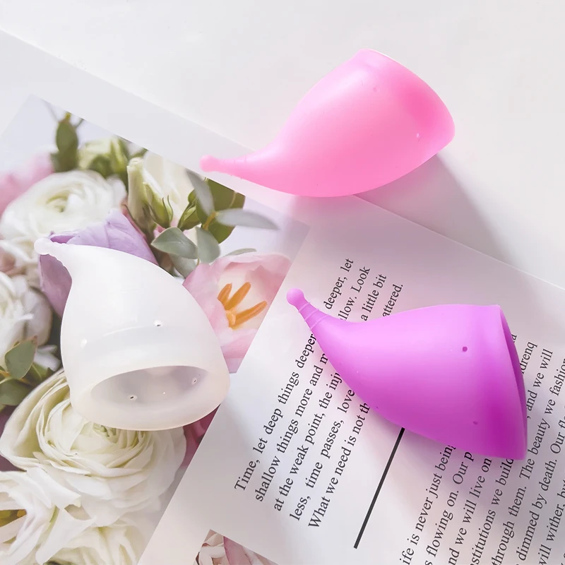 1pcs Menstrual Cup Hygiener Period Women Menstruatie Cup Silicone Mestrual Cup Anti-Lateral Leakage Menstrual Cups