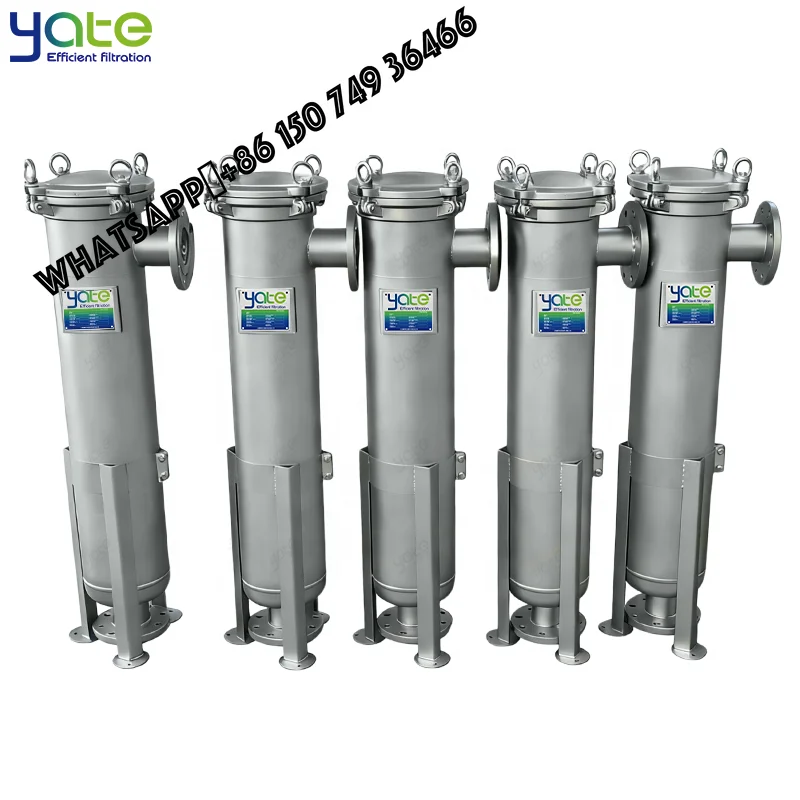 

Single Bag Filter Machine 304 316 Stainless Steel High Pressure for Cooling Water Electronics Electroplating Solution Filtration