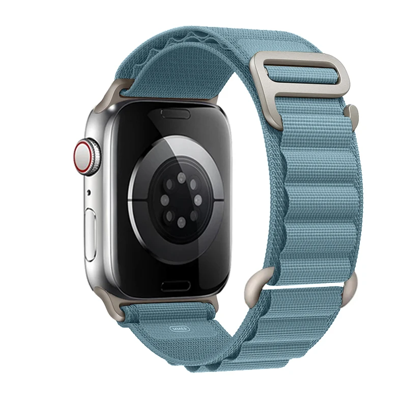 Für Apple Watch Armbänder 45 mm 46 mm 49 mm 42 mm iWatch Band 44 mm 40 mm Nylon Alpine Armband Correa Serie 10 9 8 7 6 11 SE Ultra 2 3