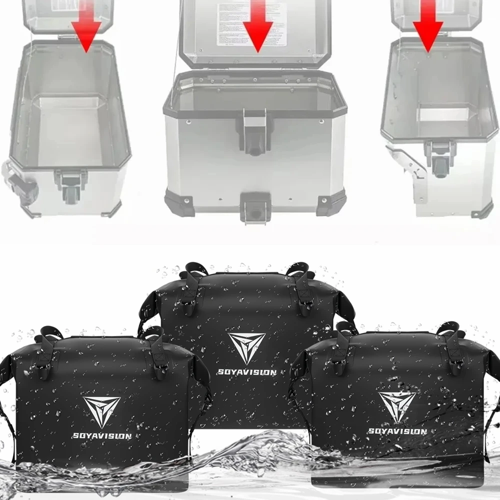 

Мотоциклетная сумка-кофр для BMW R1250GS ADV LC R1200GS F850GS F750GS F800GS 2018-2025: Внутренняя расширяемая сумка для багажа