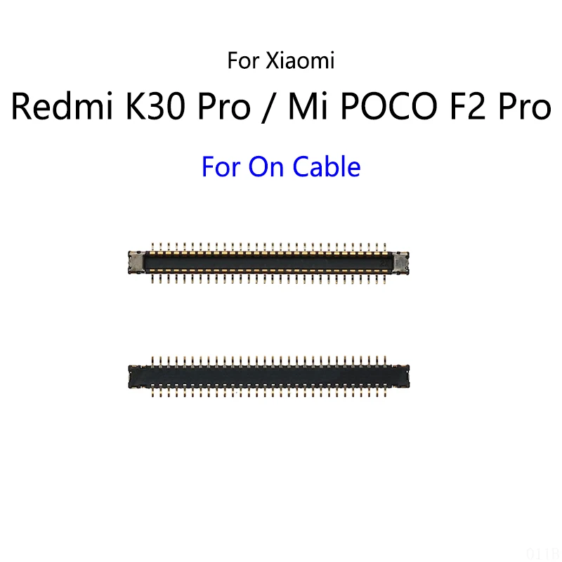 

50PCS/Lot For Xiaomi Redmi K30 Pro 5G / Mi POCO F2 Pro USB Charging Dock Port FPC Connector On Mainboard / Flex Cable