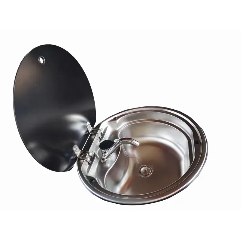 Stainless Steel Sink Stainless Steel Rectangular Wash Basin, RV Kitchen Sink, Outdoor RV Camping Trailer Special Water Basin
