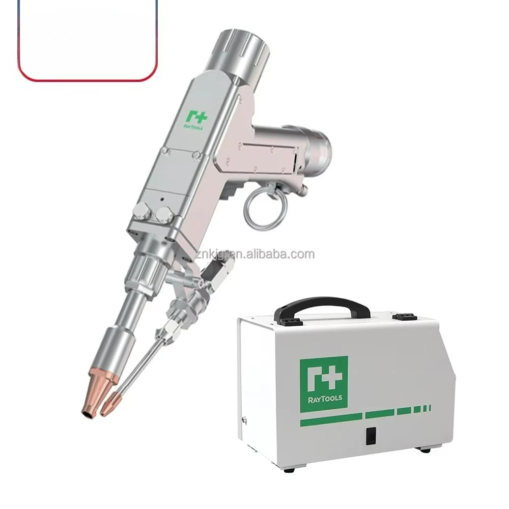 RayTools BW101-GS Laser Welding Cleaning Head with Wire Feeder for Metal Fiber Welding Machine