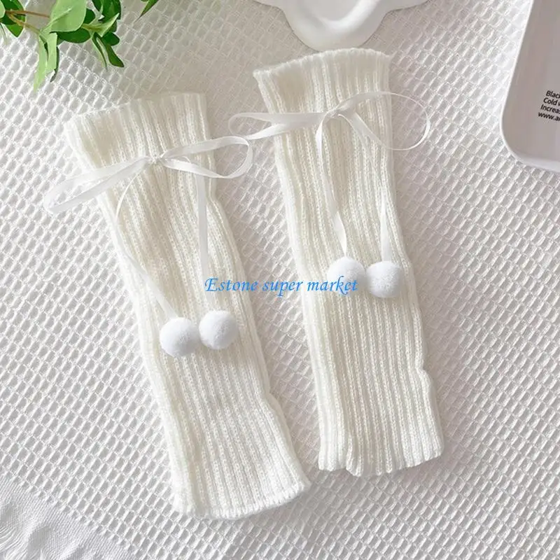 

090B Trendy Baby Leg Sleeves Toddlers Sock Sleeves Knitting Leg Warmers Stackable