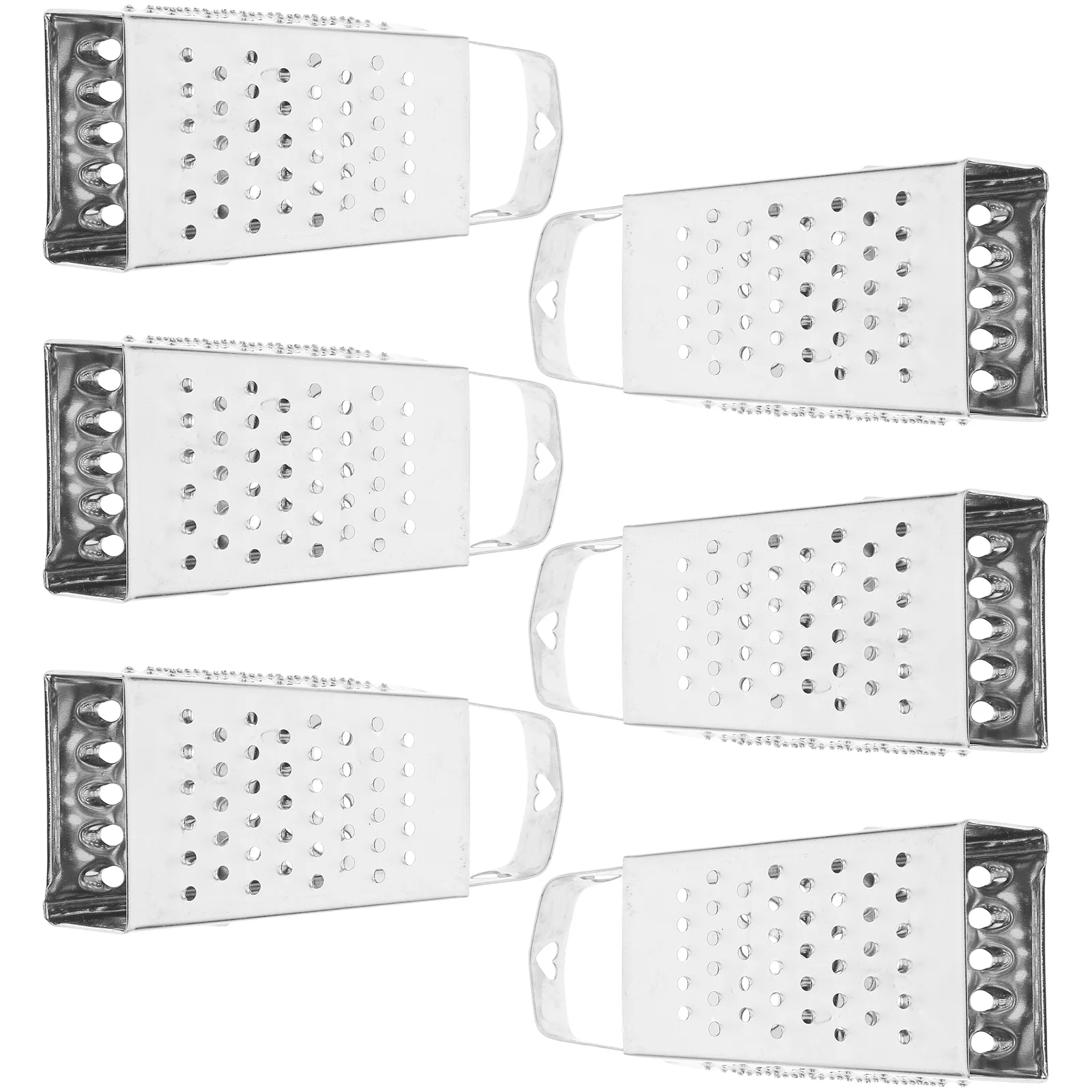 

6 Pcs Grater Cheese with Handle Small Ginger Tool Grinder Carrot Shredder Graters